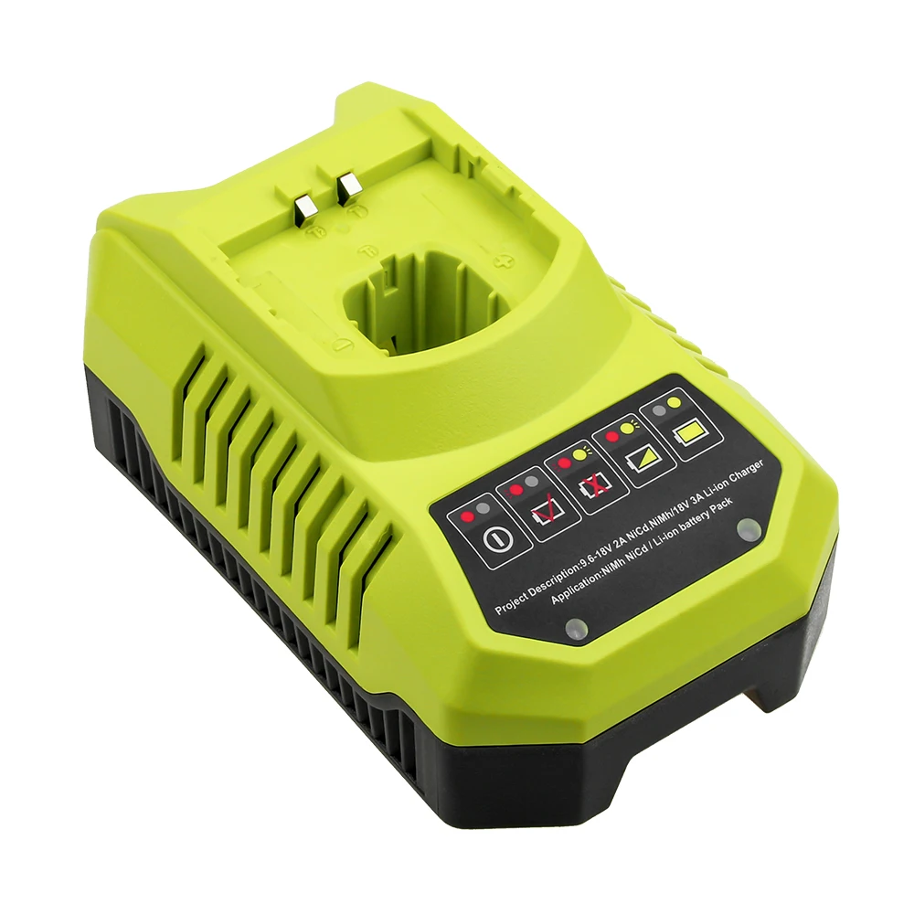 Зарядное устройство для аккумуляторов Ryobis 9,6 V-18V P117 для литий-ионных аккумуляторов Nimh nicd зарядное устройство для электроинструментов беспроводные инструменты