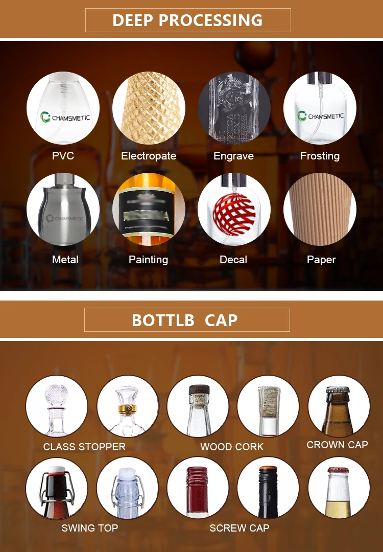 Custom empty 500ml 750ml absolut whisky liquor hot vodka brandy frosted wine glass bottles for vodka