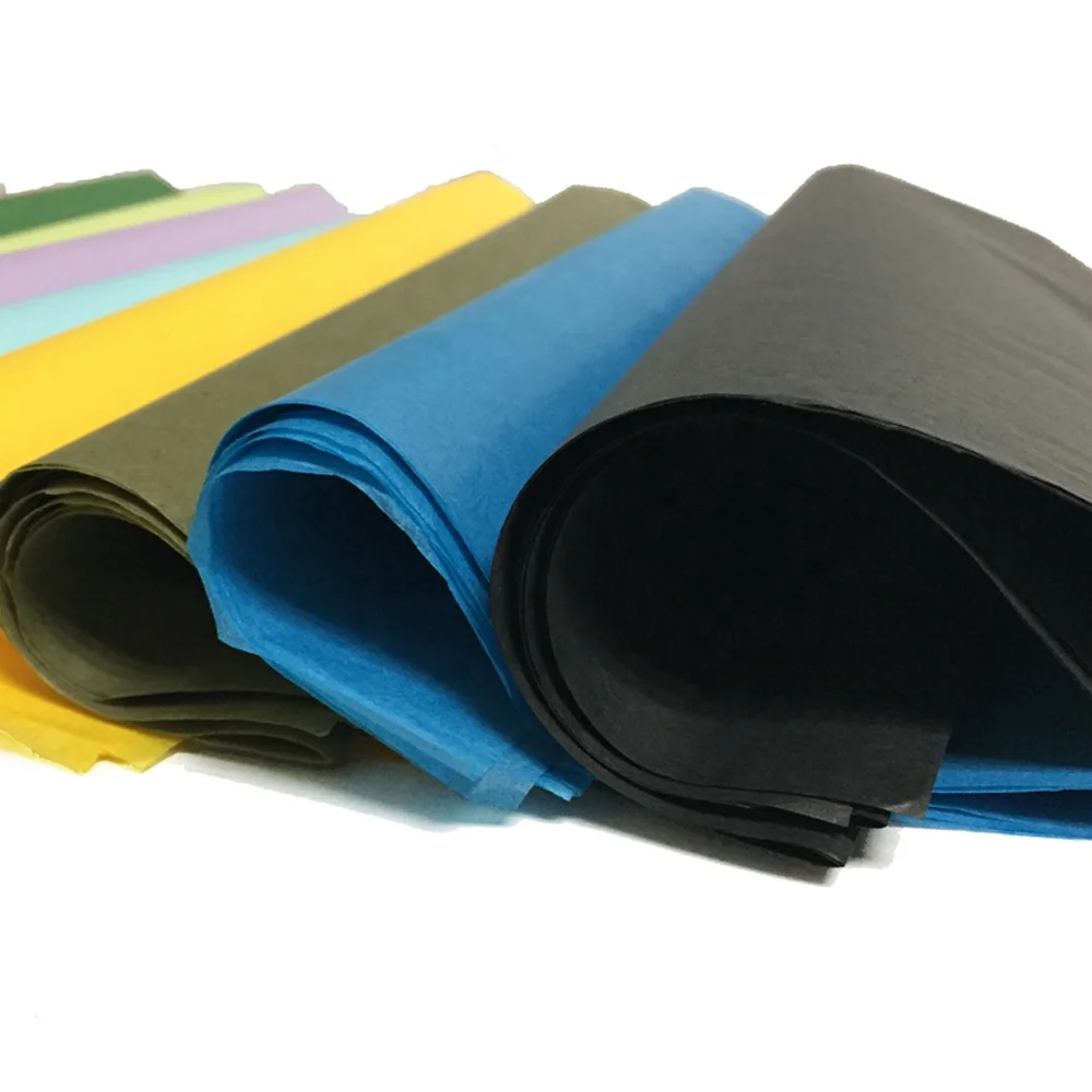 MG & MF black colored tissue paper with customized pattern