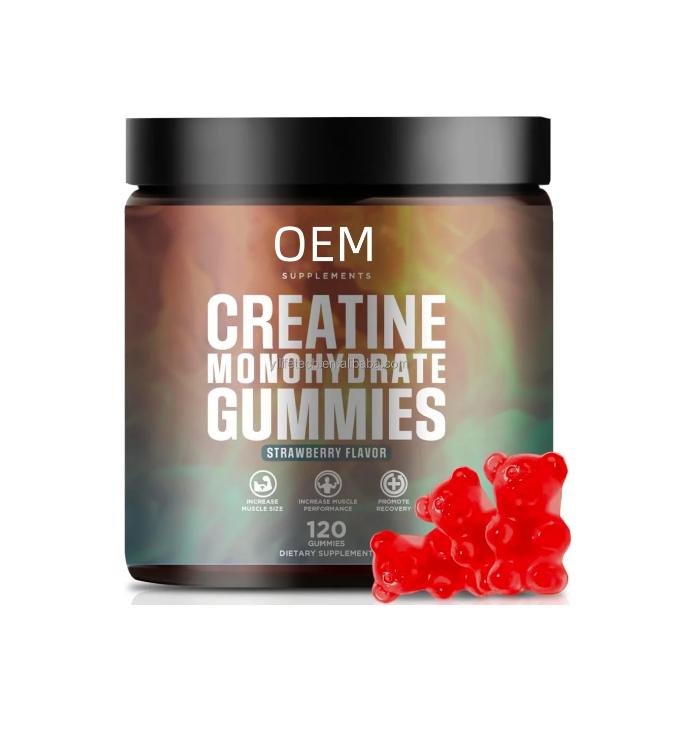 GMP Factory OEM Creatine Gummies Private Label Creatine Gummy Monohydrate Vegan
