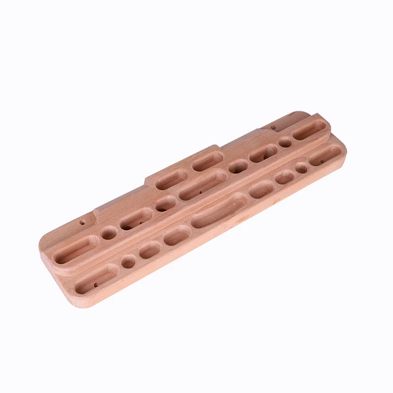 
Factory Sale 1pcs Portable Wood Rock Climbing Hangboard for Climbing Training 