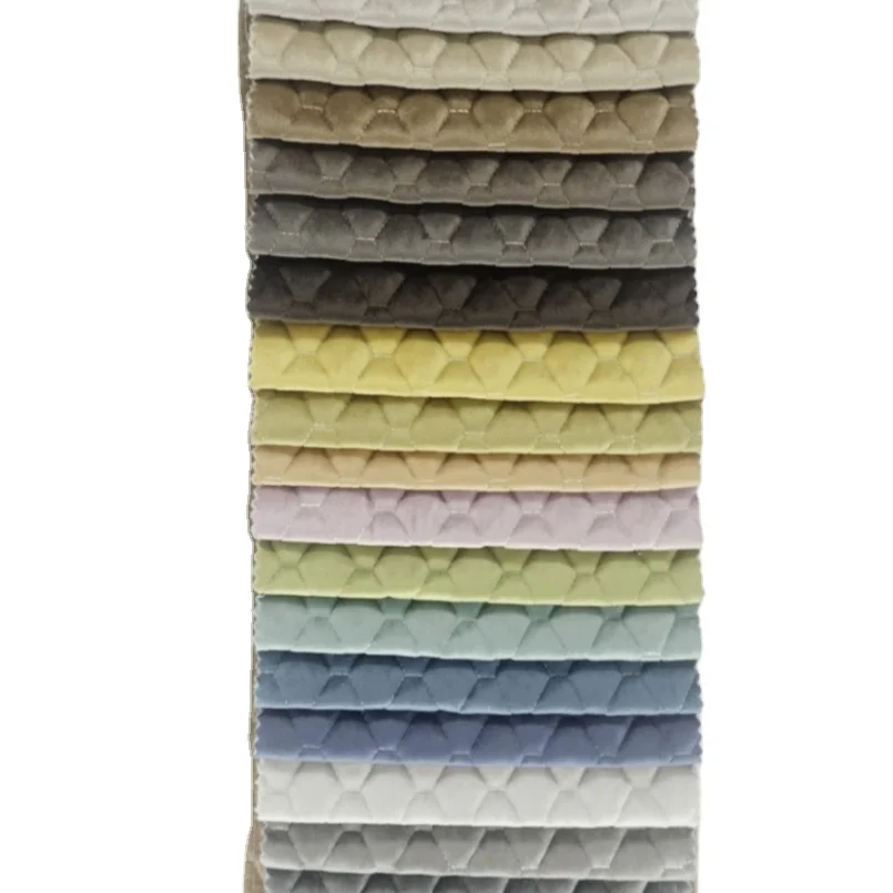
Luxury quilted fabric for beds chairs sofas upholstery 