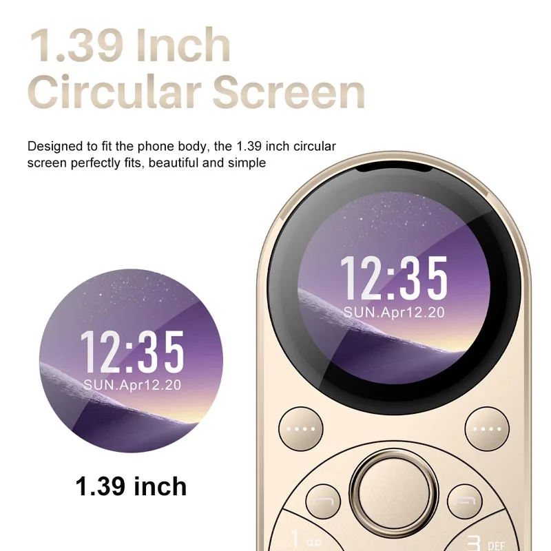 Hot i15 mini Oval Metal Small Mobile Phone Dual SIM GSM 1.39' Screen Speed Dial Magic Voice Blacklist Vibration FM Cellphone