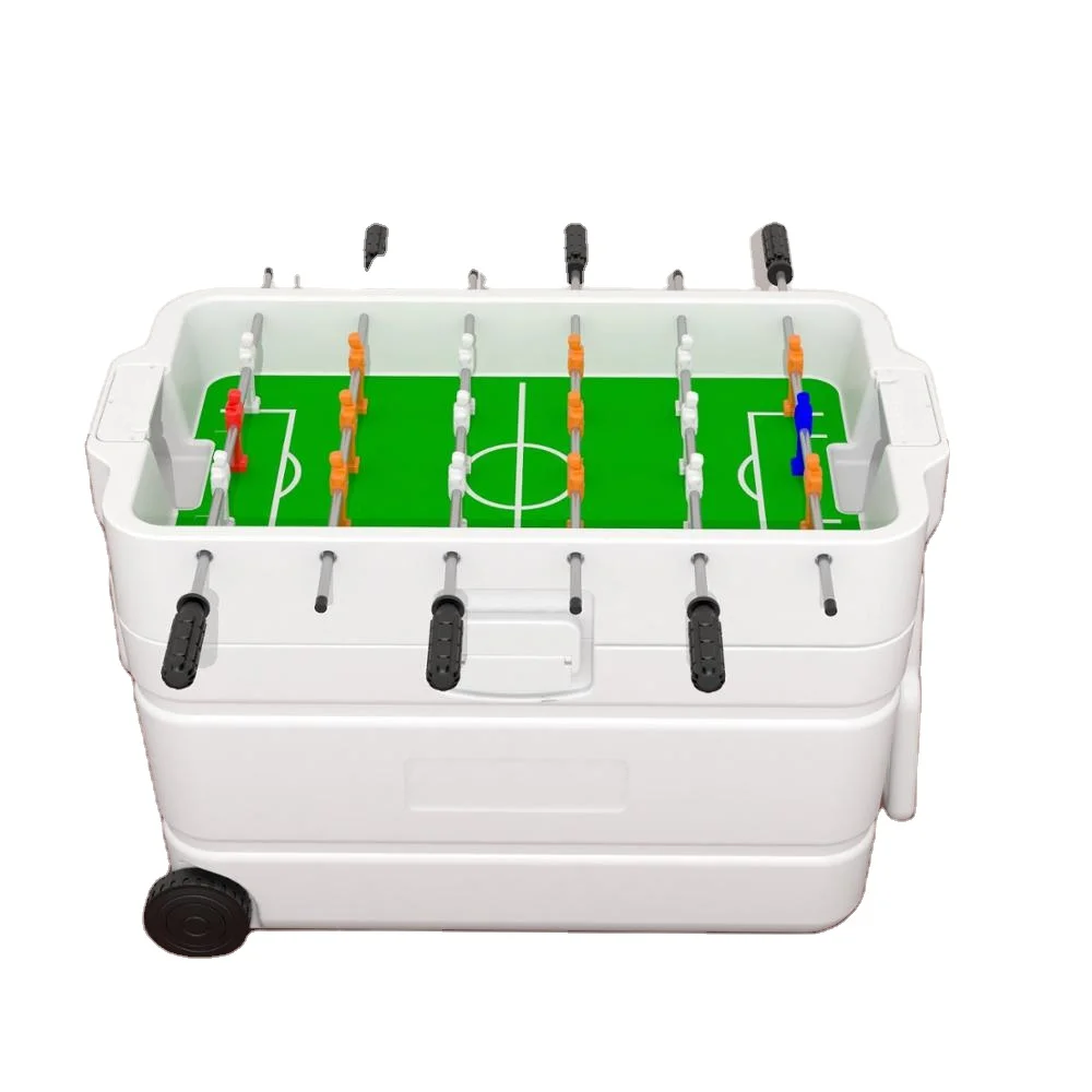 TENGRUI foosball game plastic Cooler box with foosball table gaming cooler, juego de futbol