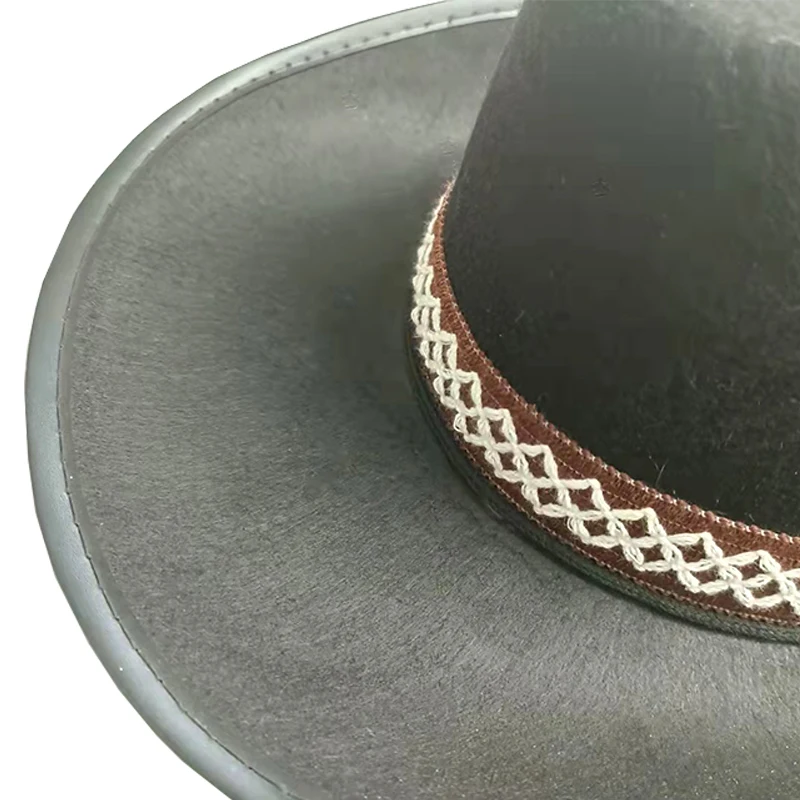 Fashion Gentleman Holiday Costume Party Customize Kids  Western  Cowboy Hats & Adult Male Cowboy Hat