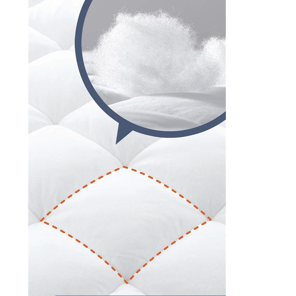 
100% cotton polyester filled soft mattress cover matreess protector 