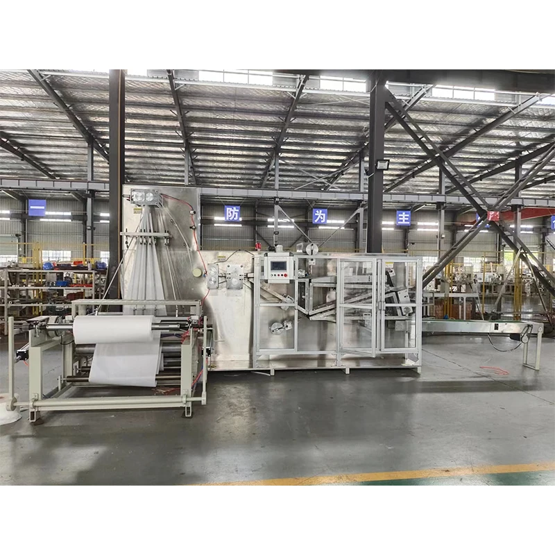 Automatic Portable Disposable Travel Hotel Body Bath Towels Folding Making Machine