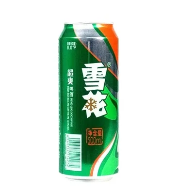 Wholesale 500ml*12 Snow Beer Hot sale alcoholic beverages chinese wine baiwei snow drink Super refreshing Beer