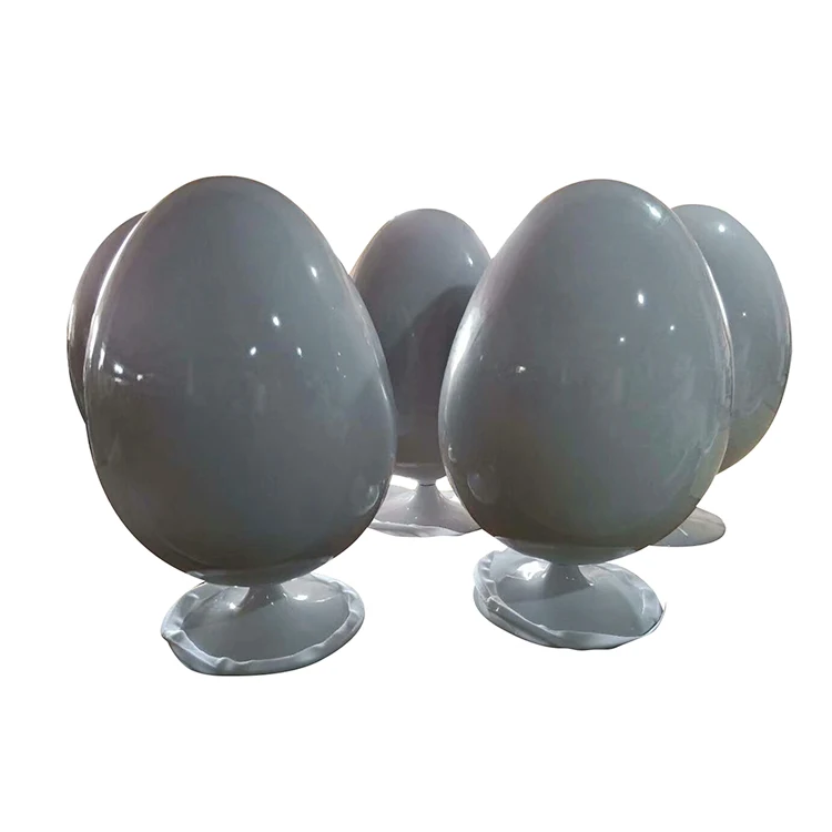 Factory Direct Sales Fiberglass Shell Beautiful Appearance Egg Chair Outdoor Furniture With Stand