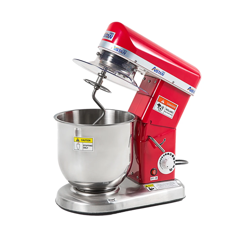 B7R Professional Commercial Stand Mixer, 7 Liters, 500W CVT-Speed Tilt-Head Food Electric Mixer Kitchen Machine
