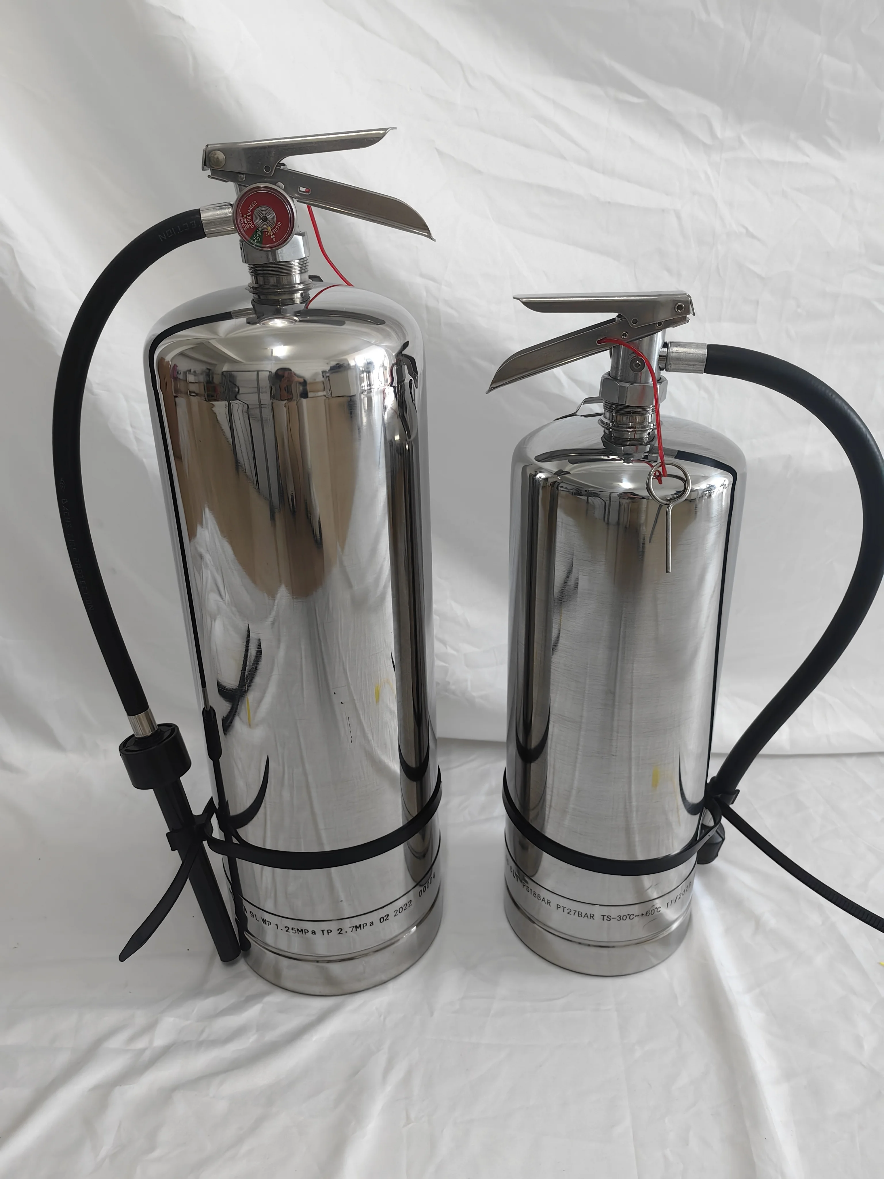 Foam water stainless steel SUS 304 fire extinguisher USA style flat bottom fire extinguishers 6L 9L 10L 12L