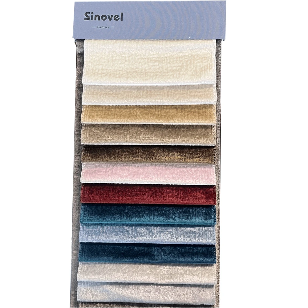 Wholesale High Quality Customized Color Polyester Soft Italy Velvet Fabric For Sofa Chair