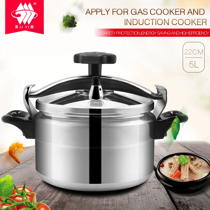 5L High Quality Cheap Kitchenware Explosion Proof Aluminum Pressure Cooker