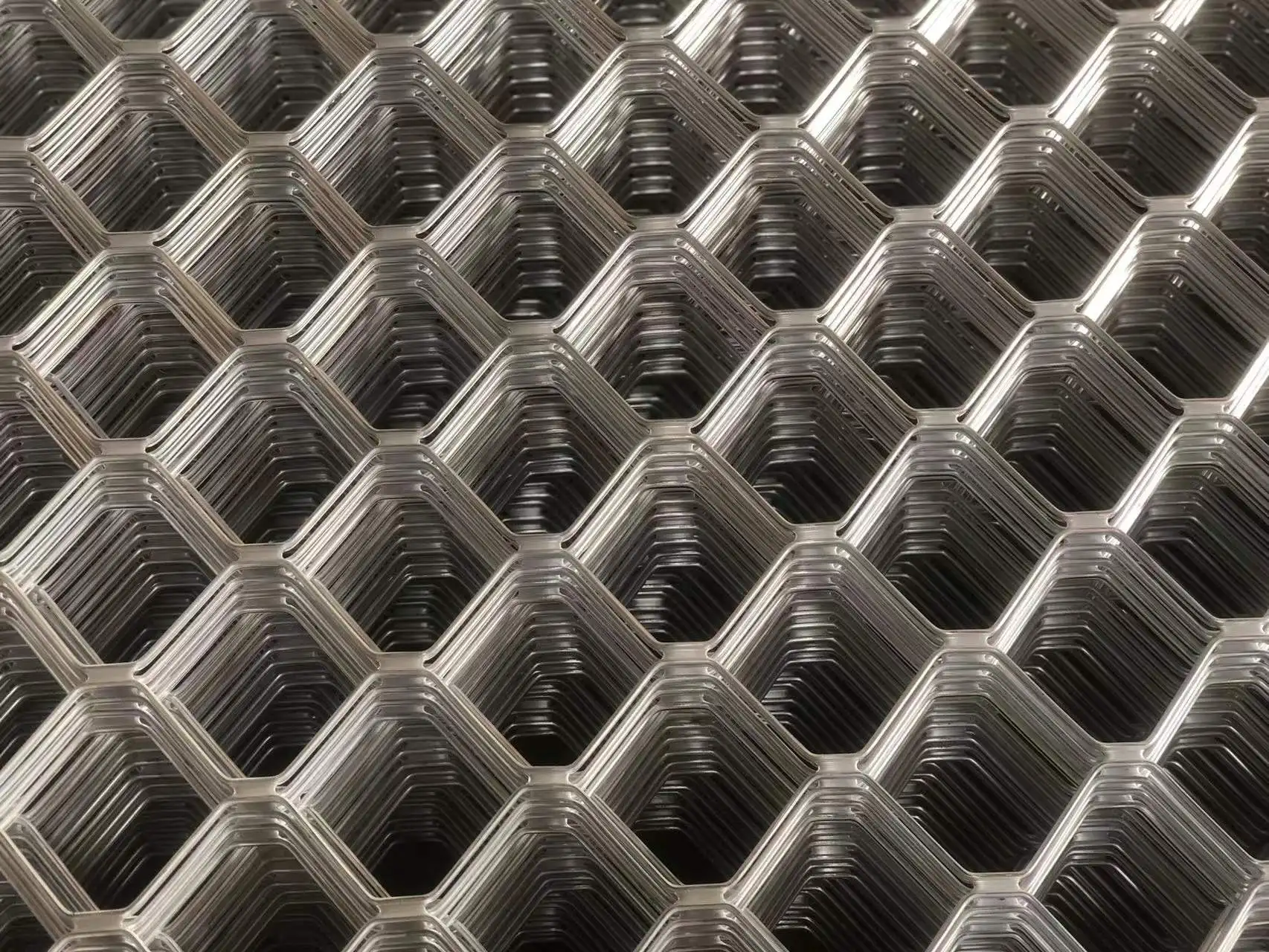 Wholesale Decorative Air Filter Screen Diamond Hole Woven Aluminum Expanded Metal Mesh