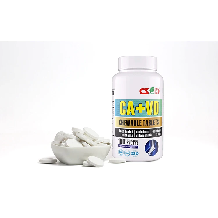 Excellent Quality Improves Joint Flexibility Healthcare Supplement Calcium Vitamin C D Tablet