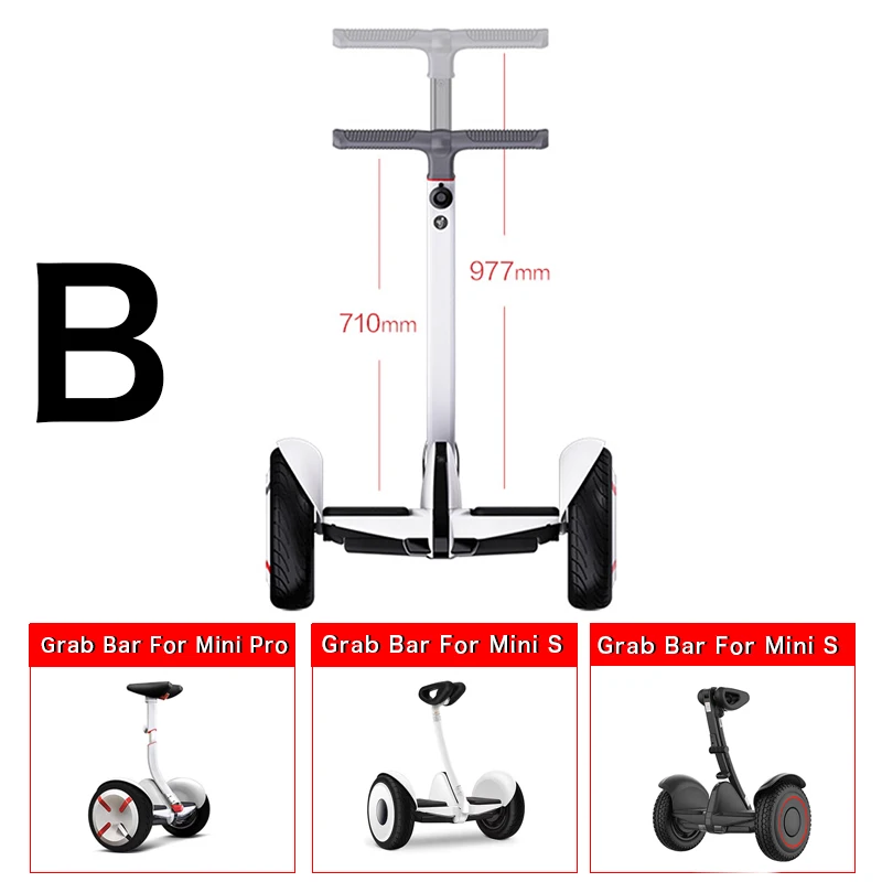 Grab Bar For Ninebot Mini S Pro L6 L8 For Xiaomi Mi 9 Self Balancing Electric Scooter Adjustable Hand Bar Parts