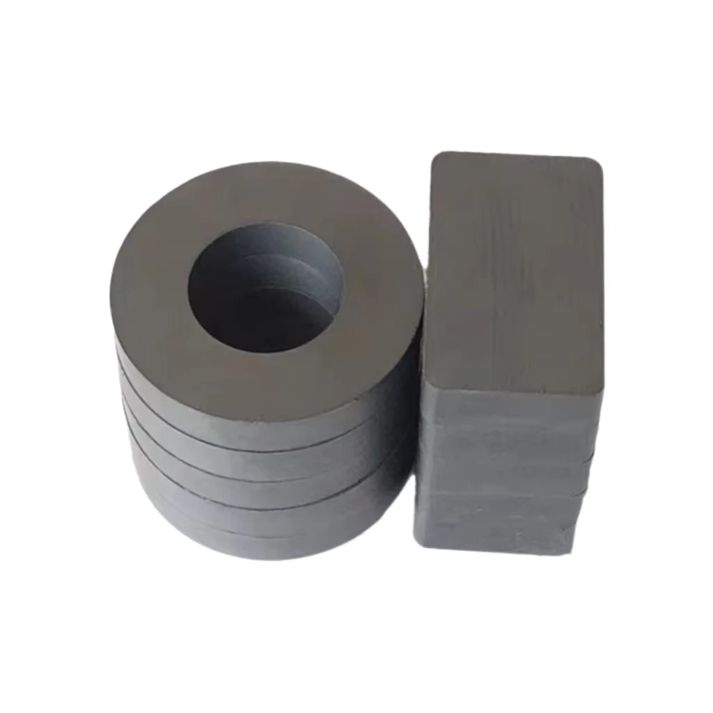 Powerful Round Ferrite Magnets Square Permanent Magnetic Ferrite Magnet