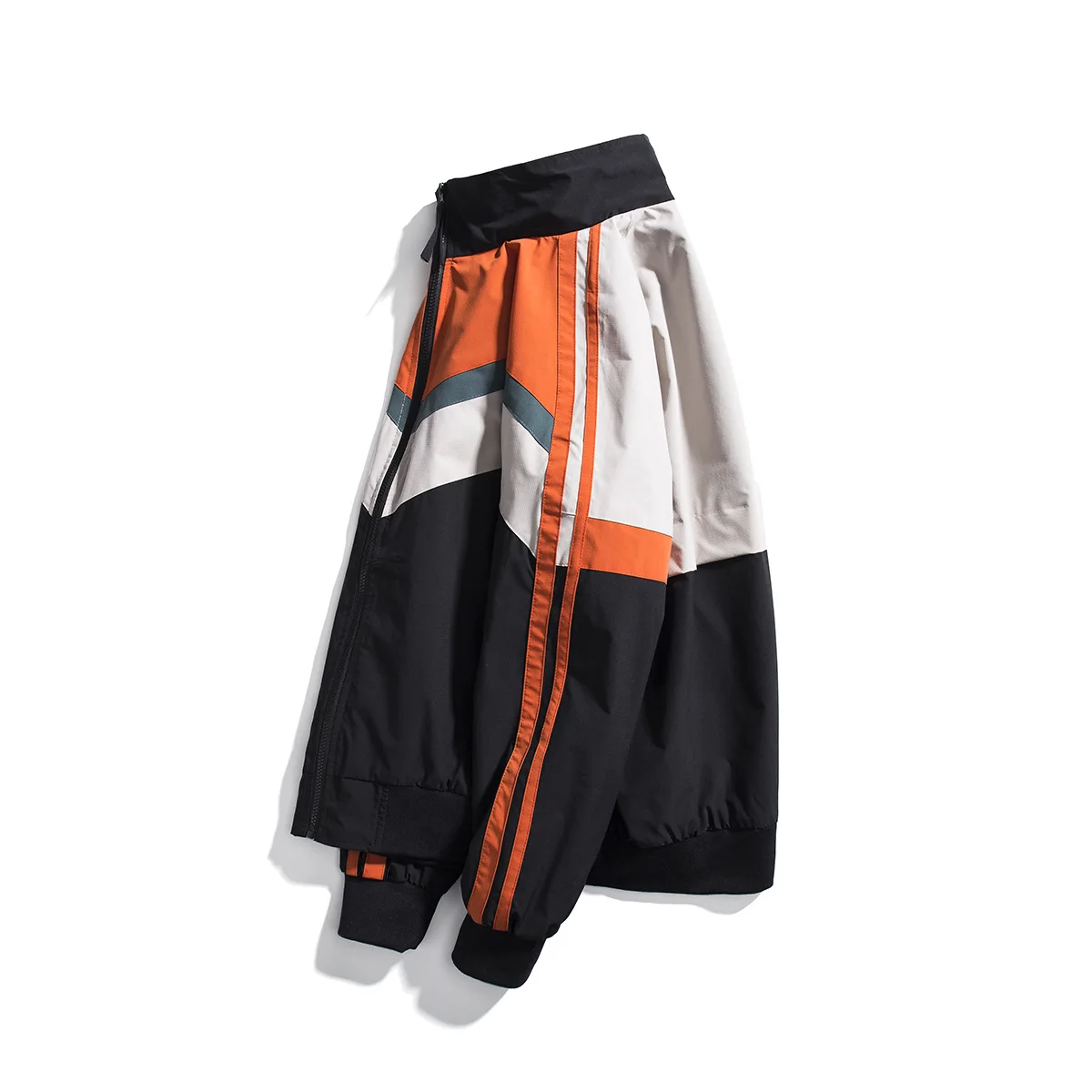 Ветровка мужская в стиле хип-хоп куртка пэчворк свободная зимняя верхняя одежда Харадзюку большие размеры 2022