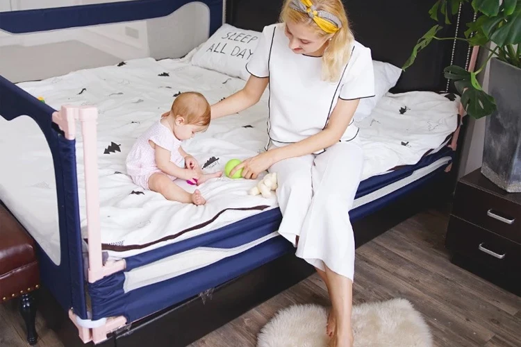 
Portable baby bed rail protective Baby Bed Rail 2m Crib bed child rail for Kids 