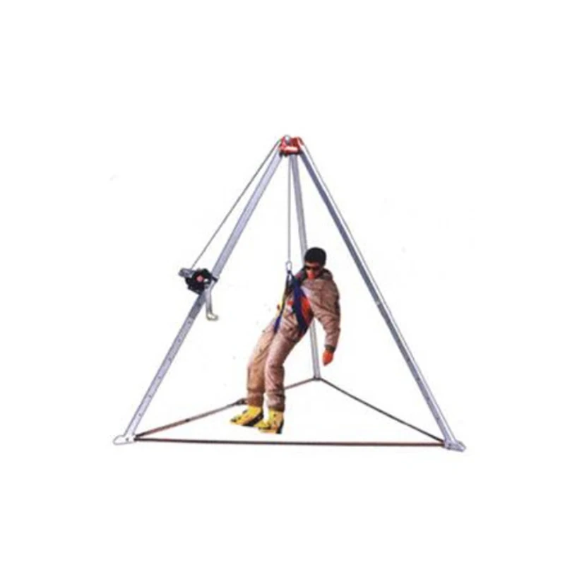 Marine  type Rescue Tripod  Safe Rescue Tripod  Lifting tripod with Chains Crane Winches