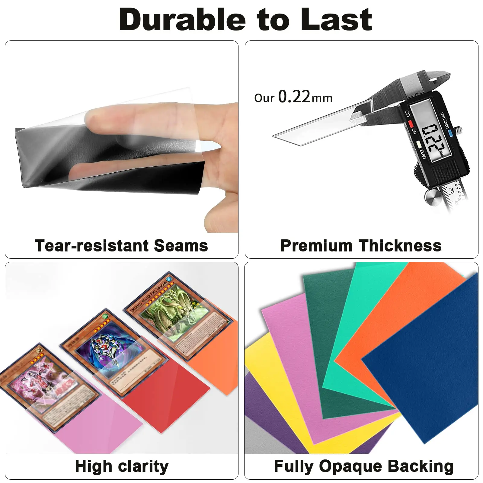 62x89mm Back Textured Perfect Shuffling Protect Your Japanese Sized Trading Cards Kpop Photocard Yu-gi-oh Card Sleeve