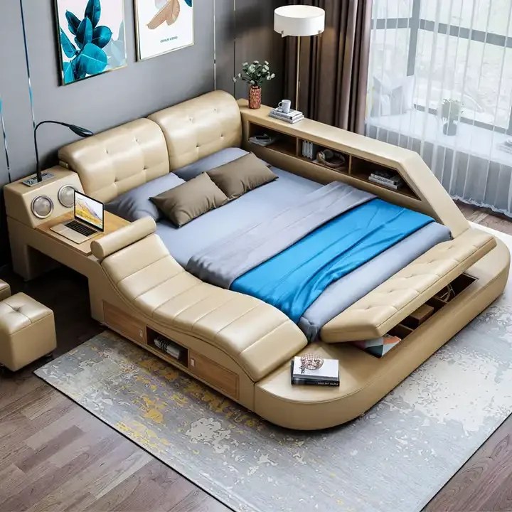 Leather bed furniture queen bedroom furniture modern with king size bed bedroom dongguan import italian full bedroom furniture