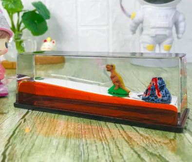 Decompression Decorative Ornament Cruise Ship Fluid Drift Bottle And Decorative Liquor Bottle For Retails