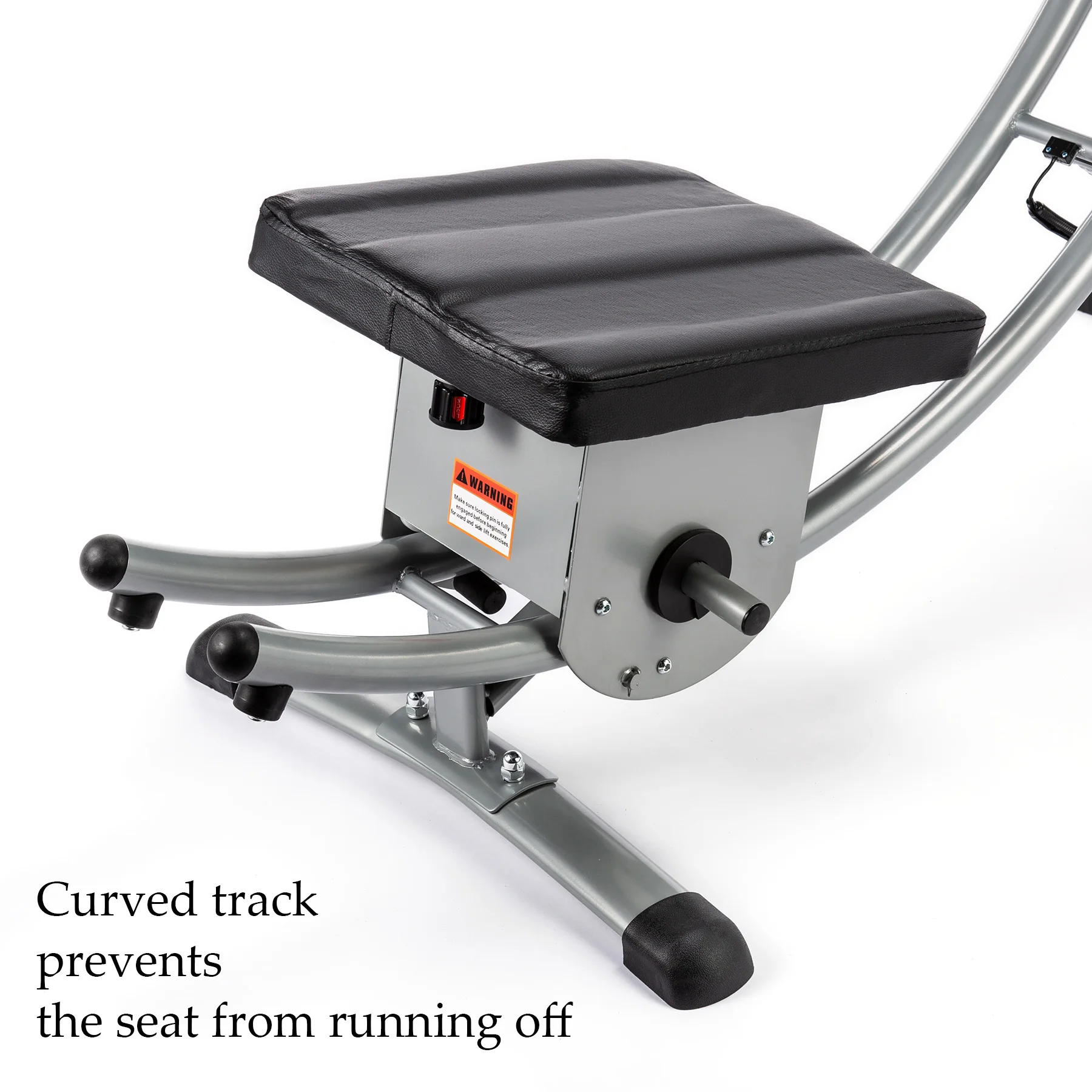 Ab Coaster Home Gym Equipment Adjusting Folding Abdominal Machine for Core Fitness