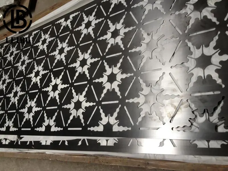 Decorative Laser cutting Outdoor Aluminium Perforated Sheet Metal Facade