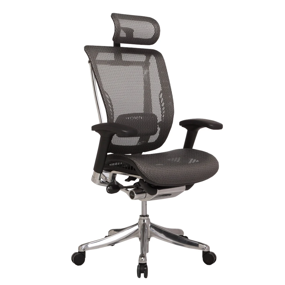 Modern Durable PU Armrest Full Mesh Office Executive Ergonomic boss Chair