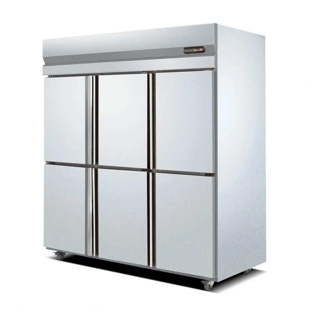 Supermarket Double-Temperature Meat and Fish Deep Freezer Fresh Frozen Refrigerator for Seafood Storage