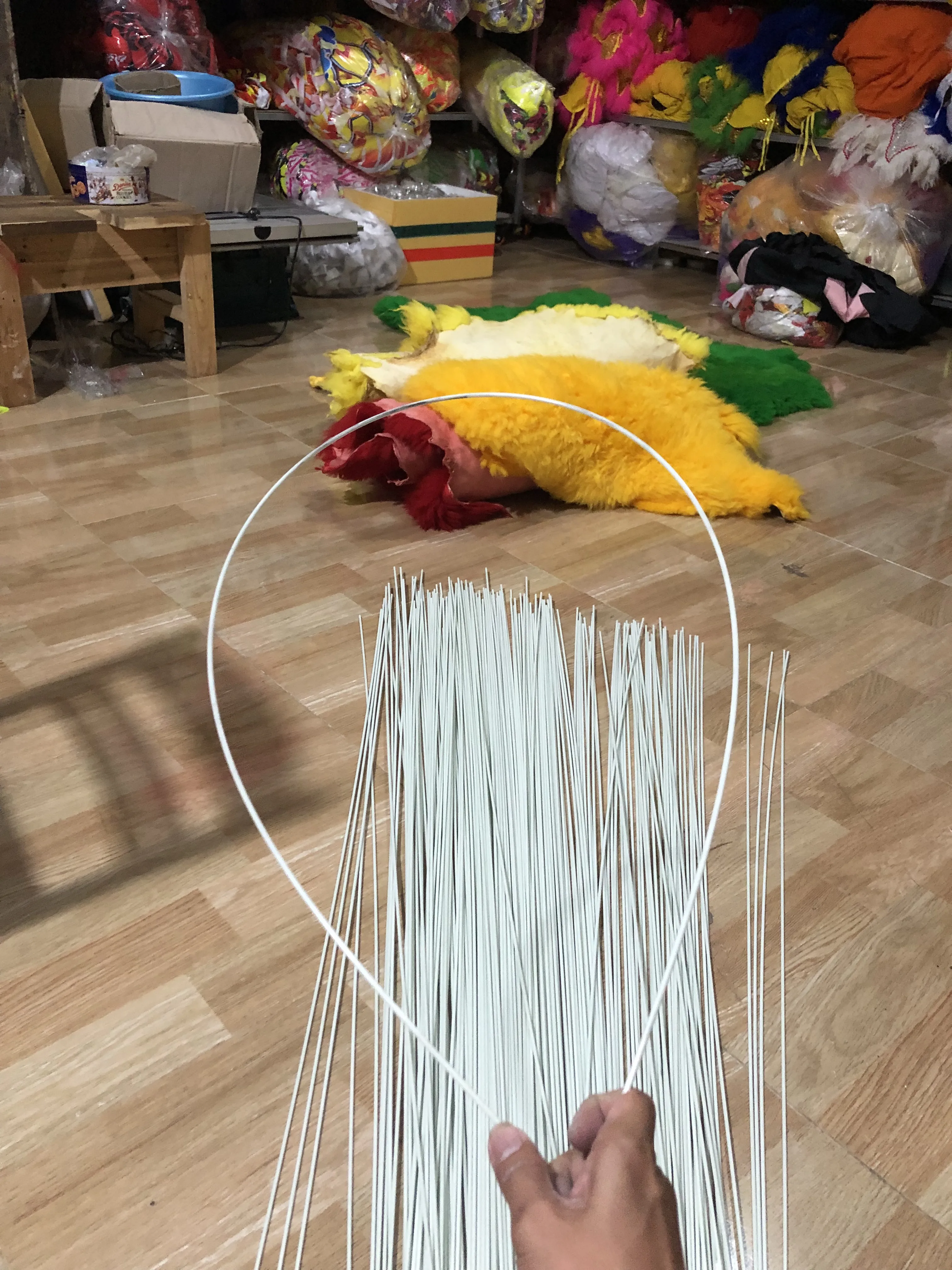 YULONG Factory 3mm 4mm 5mm 6mm Flexible Taper Fiberglass Plastic Rods for Tent Pole