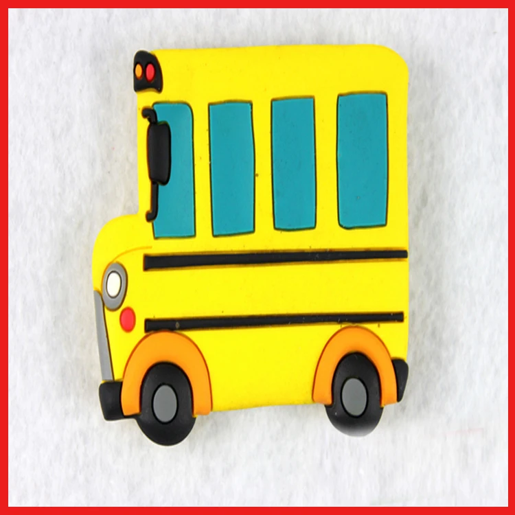 Perfect bright colored plastic magnetic fridge magnet