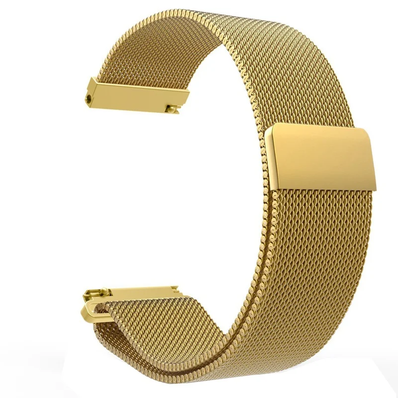 High Quality Watchband 20mm 22mm Milanese Magnetic Loop Stainless Steel Universal Watchbands Watch Strap Bands