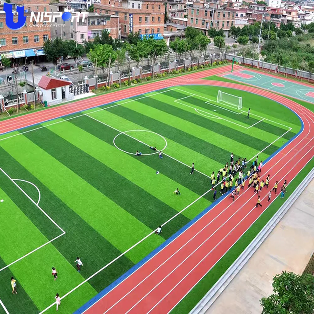 High Quality Customized Rubber Running Track for Soccer Red soccer Track Mat for School