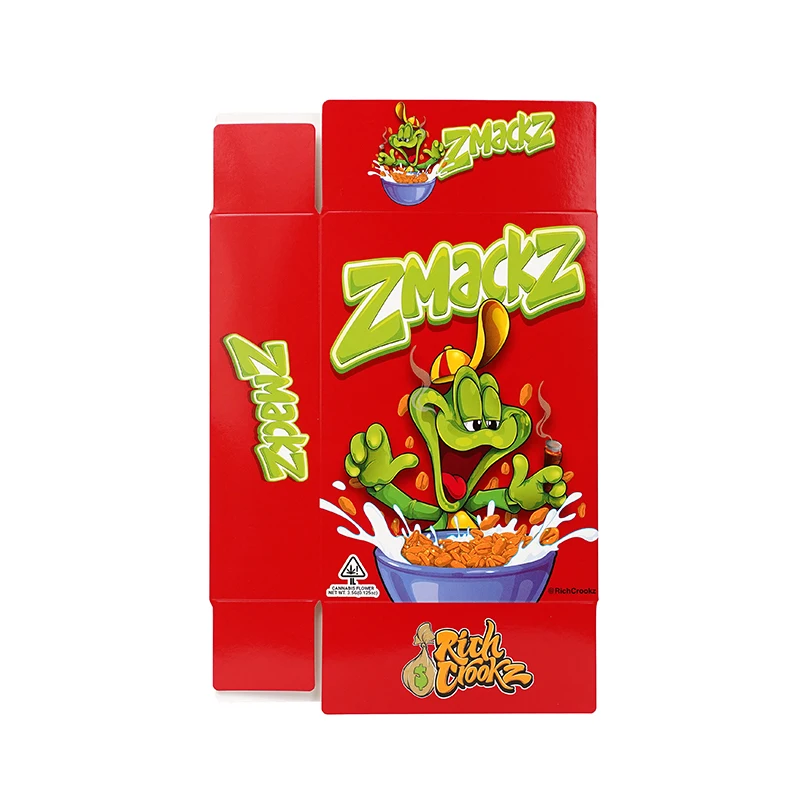 Custom Desgin Color Printing Cereal Package Boxes 350g 400g Art Paper Packaging Box