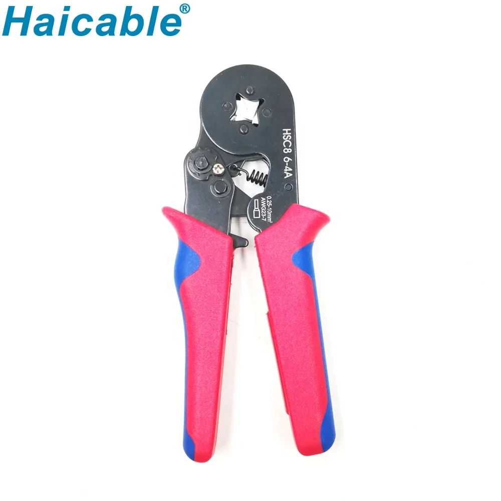 HSC8 6-4A Terminal Crimping Pliers Copper Cable Tube Cord Crimp Tool