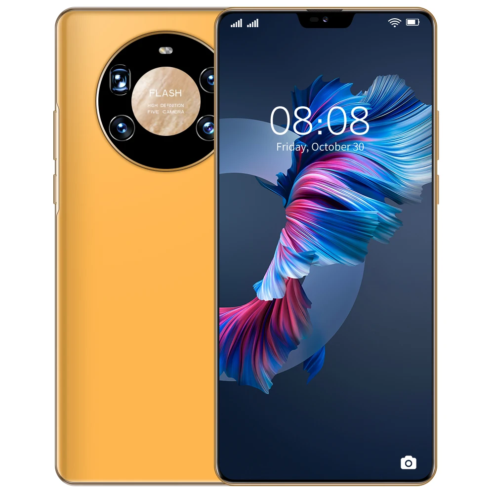 Senior LED-backlit   MTK6889  5G LTE  6.7 inch smart  display smartphone 24mp 50MP mobile phone 12GB 512GB