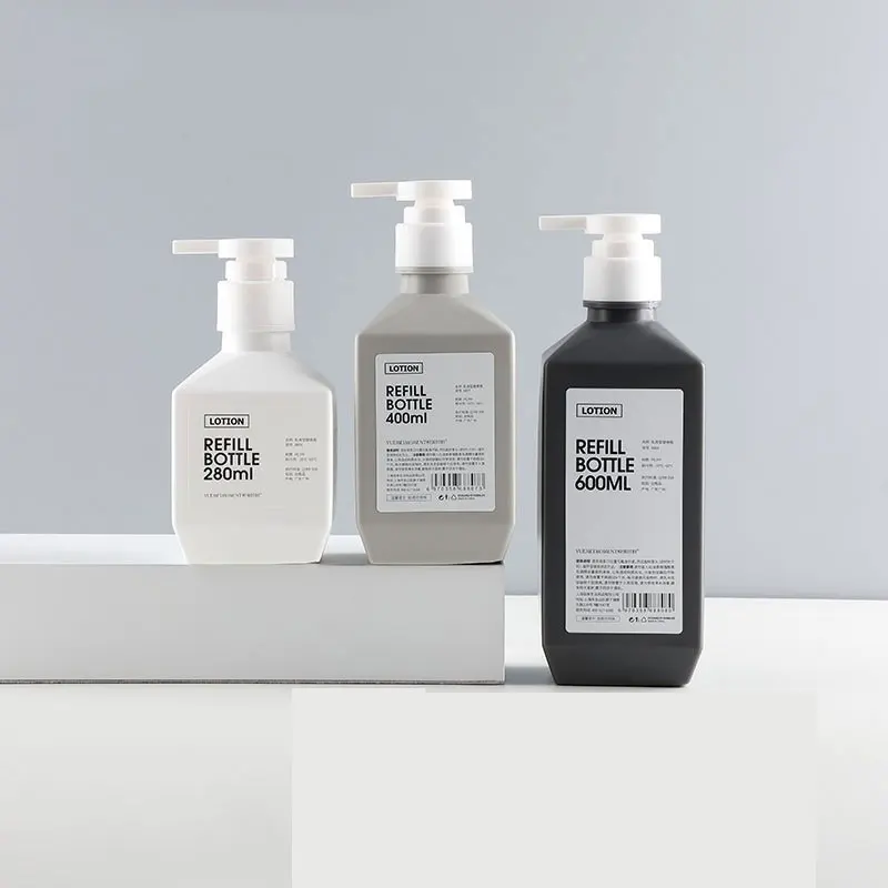 Newly Launched 280ml 400ml 500ml 600ml 1000ml Pet Cosmetic Liquid Soap Dispenser Packaging Sealing Type Spray  Foam Pump Bottle