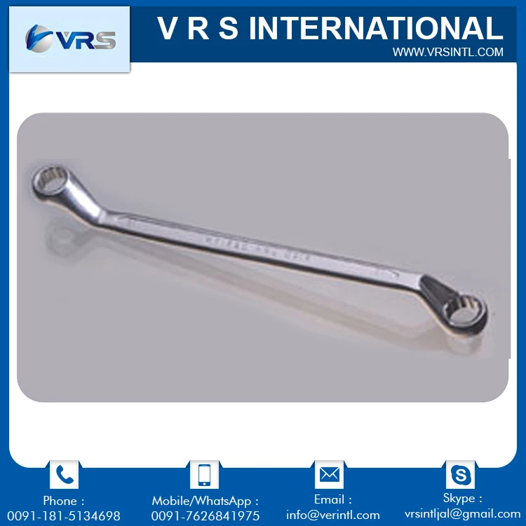 Best Quality CRV Steel Ring Spanner Set hand tool slogging spanner combination spanner
