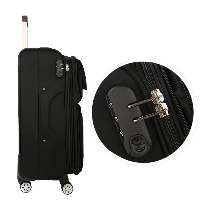 Durable  Expandable Eva Trolley Suitcase Bags Soft Trolley Luggage With Factory Price