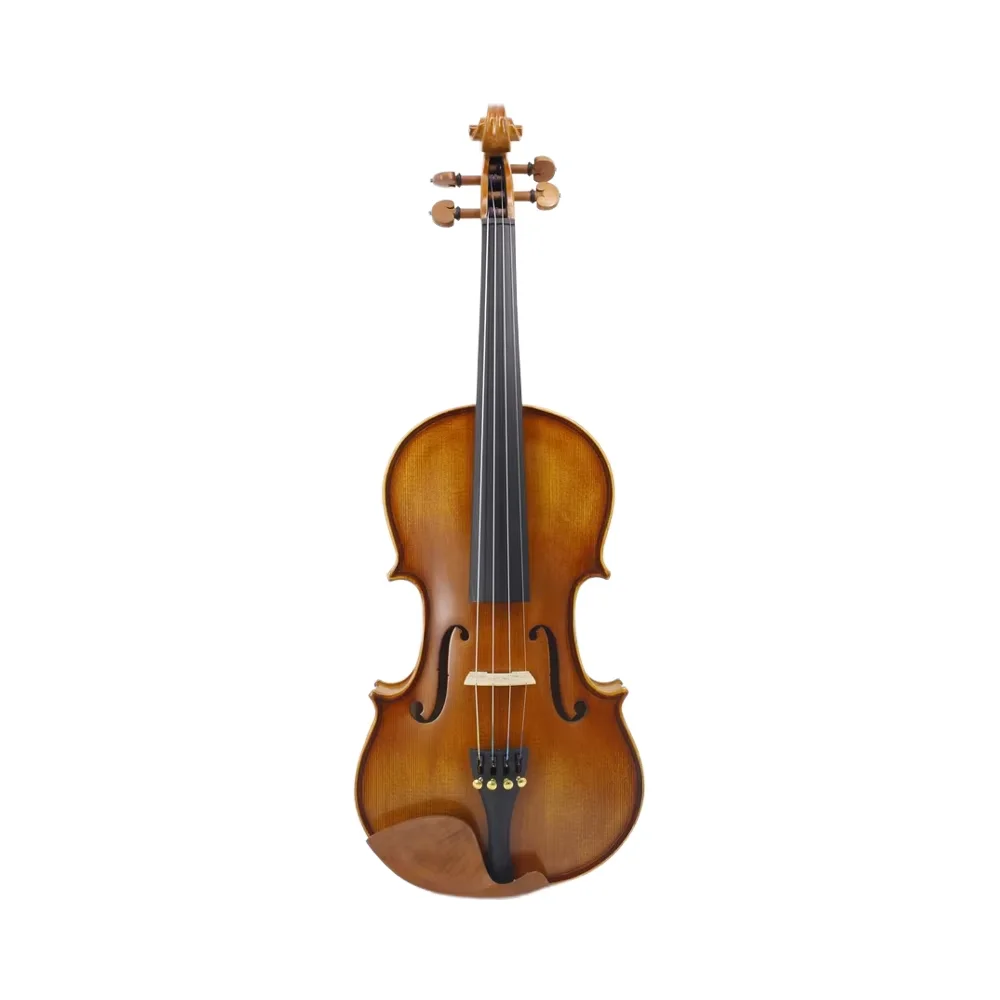 TL002-5 Model Factory Handmade Solid wood China Professional Flame Violin