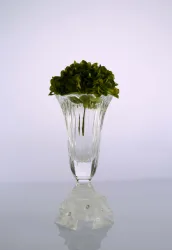 high great liuli Pattern Crystal Flower Vase For Wedding Decoration