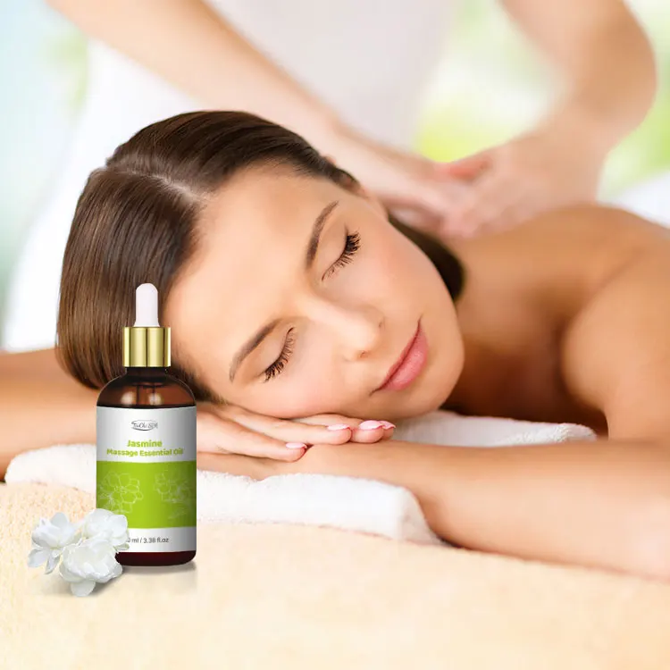 Hot New SPA Fragrances Private Label Body Oil 100ml Pure Natural Jasmine Massage Essential Top Sensual And Aromatherapy