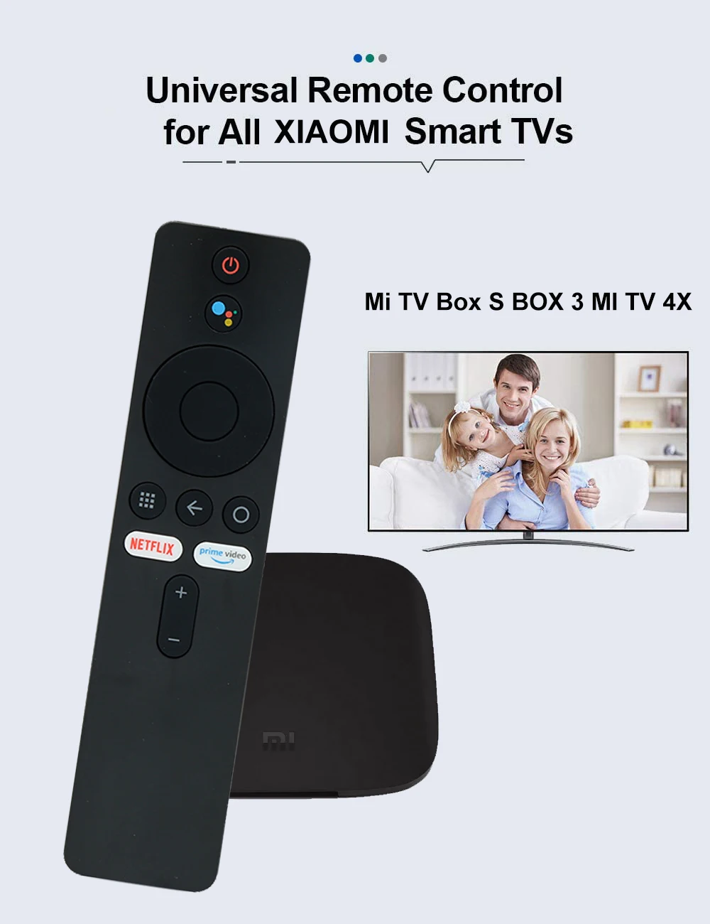 Состоящая из тефлона (MI-Ver.3 голос палка TV BOX пульт дистанционного управления для Xiaomi XMRM-006 MI 4K Ультра HDR Box S 4s android tv box голосовой