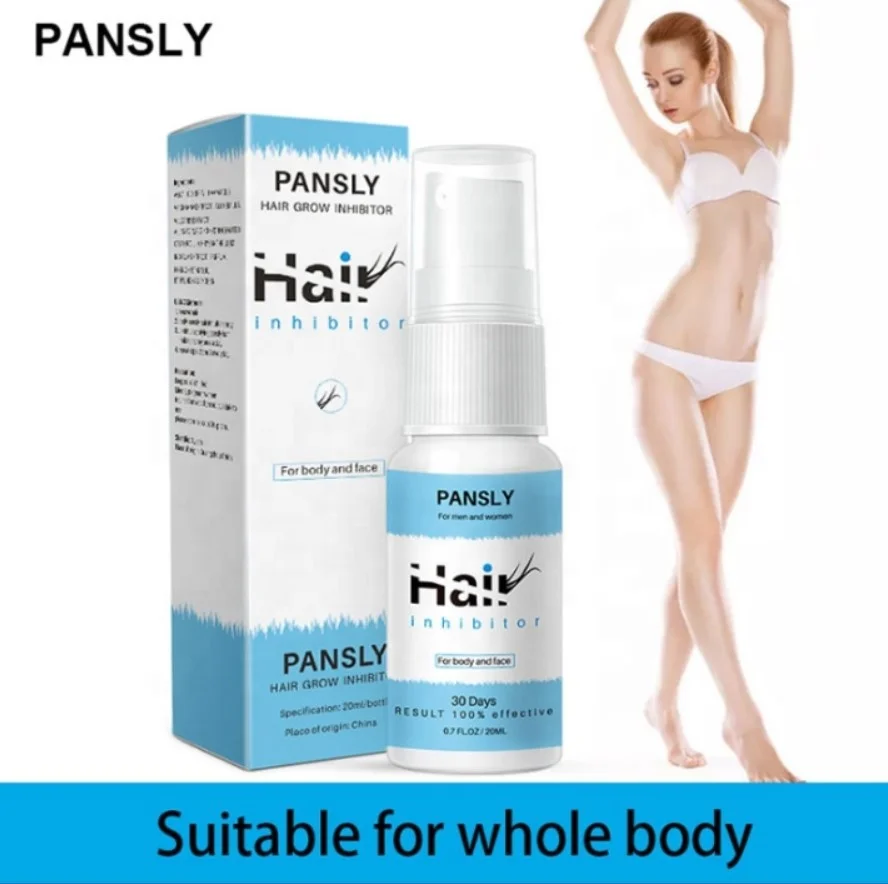Hot selling PANSLY Leg Facial body hair growth inhibitor spray