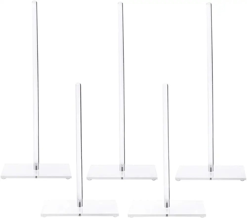 Wedding Birthday Treat Parties Clear Donut Bagels Display Stand Holder 5 PCS Acrylic Donut Stands Doughnut Stand Tower