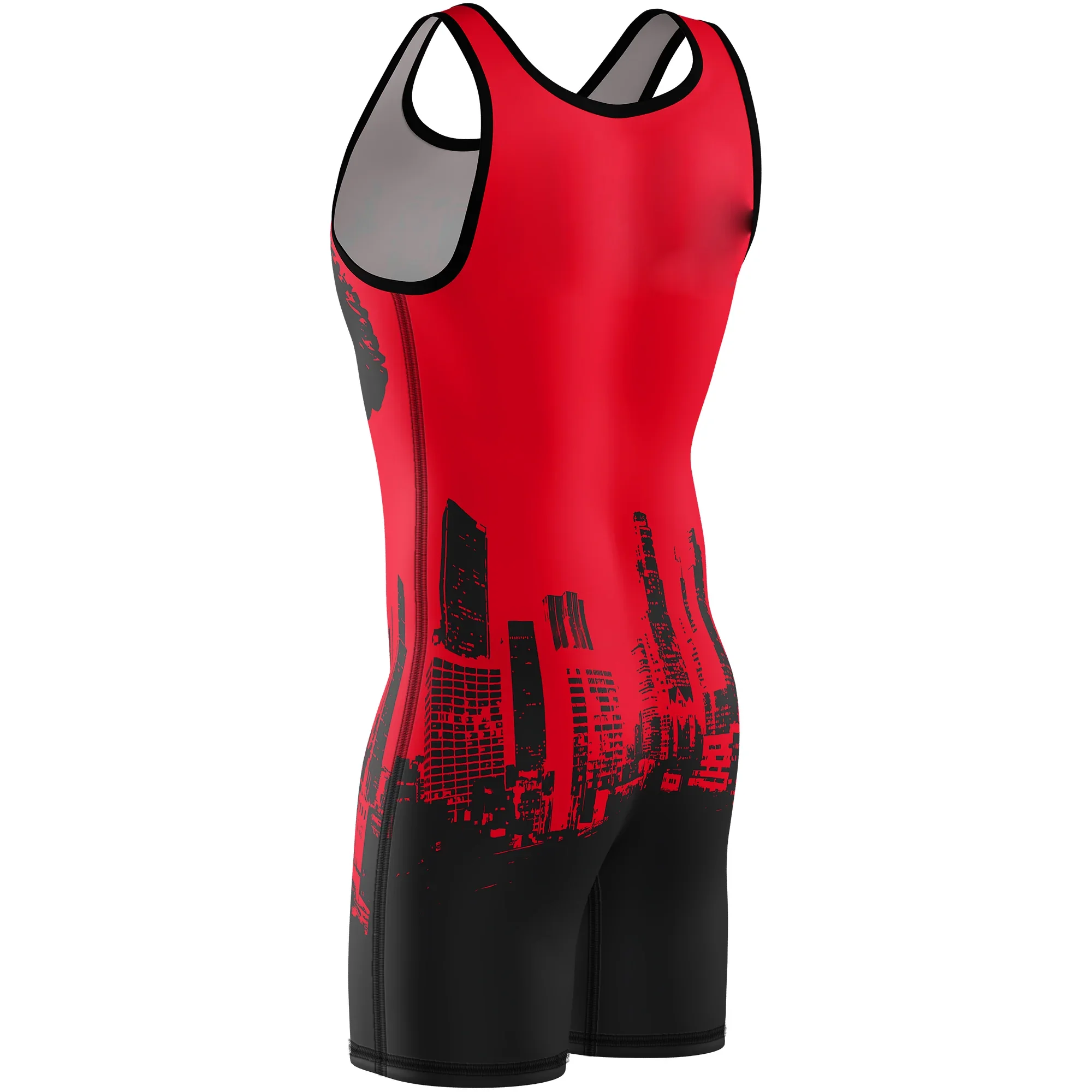 High Quality Weightlifting Suit Singlet Powerlifting SBD Wrestling Singlets for Men Sportswear 100% Polyester