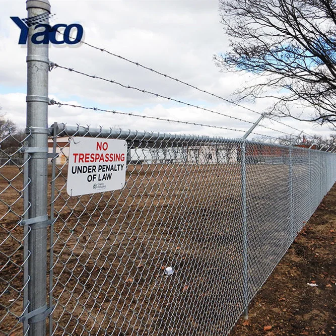 15 inch 9 gauge 60mm mesh galvanized pvc coated chain link fence playground hook flower net