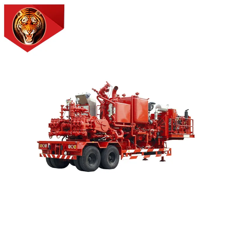 Tigerrig GJ100-600 прицеп цементирования автомобиль газ/масло/нефти грп насоса и грузовик с прицепом-тонный самосвал